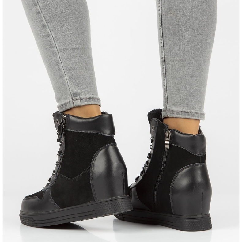 Kožené boty Filippo DBT3148 / 21 Bk Černé černá 1