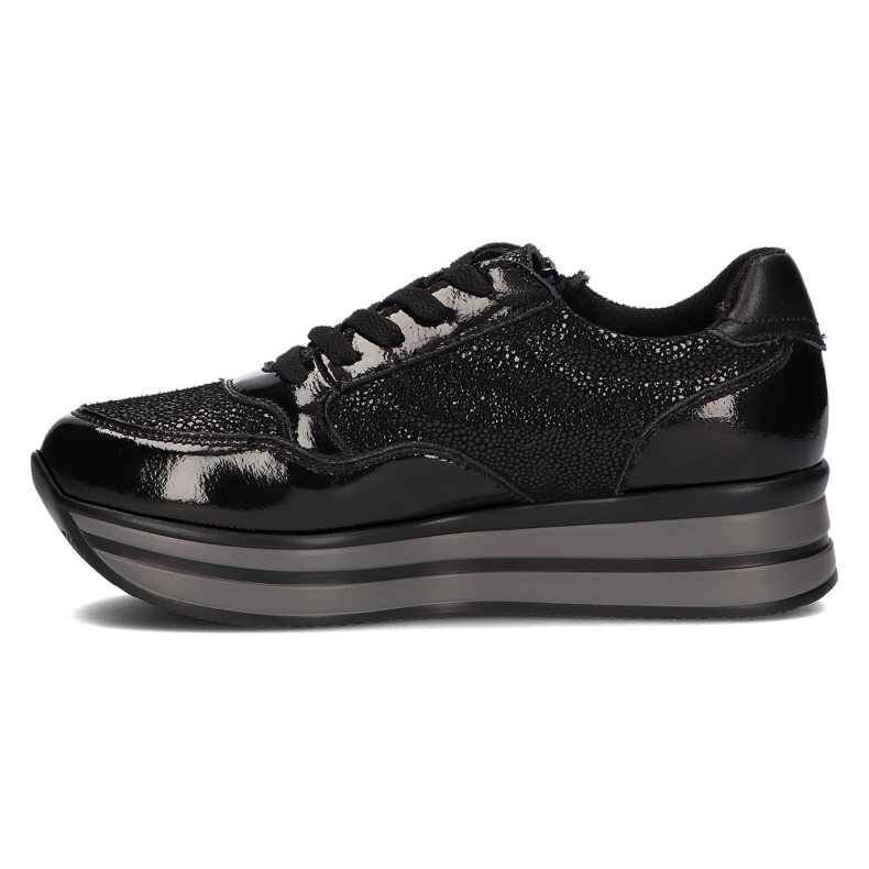 Kožené tenisky Filippo DP3152 / 21 Bk Black černý 1