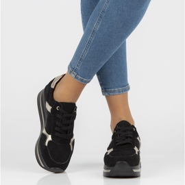 Kožené tenisky Filippo DP2004 / 21 Bk černé černá 1