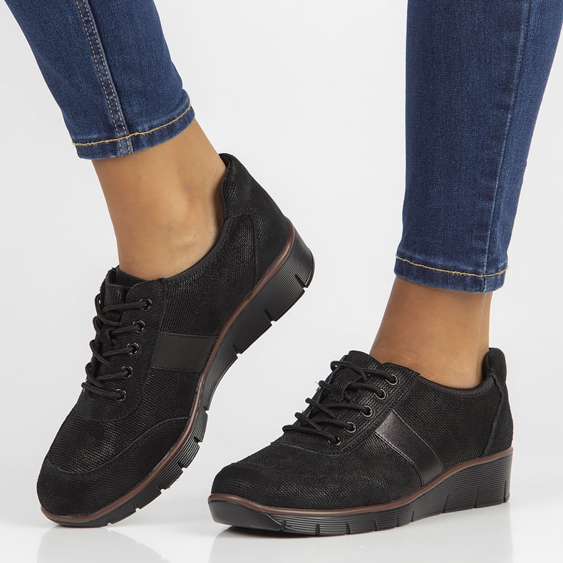 Kožené boty Filippo DP028 / 22 Bk černé černá 1