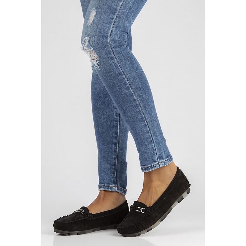 Kožené mokasíny Filippo DP1202 / 22 černé černá 1