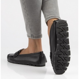 Kožené mokasíny Filippo DP3629 / 22 Bk černé černá 1