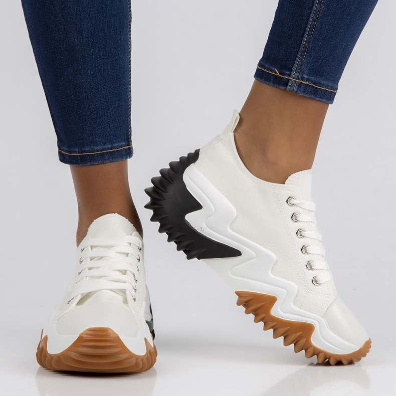 Bílé tenisky Filippo UB07P Wh bílý 2 Bílé tenisky Filippo UB07P Wh bílý 2