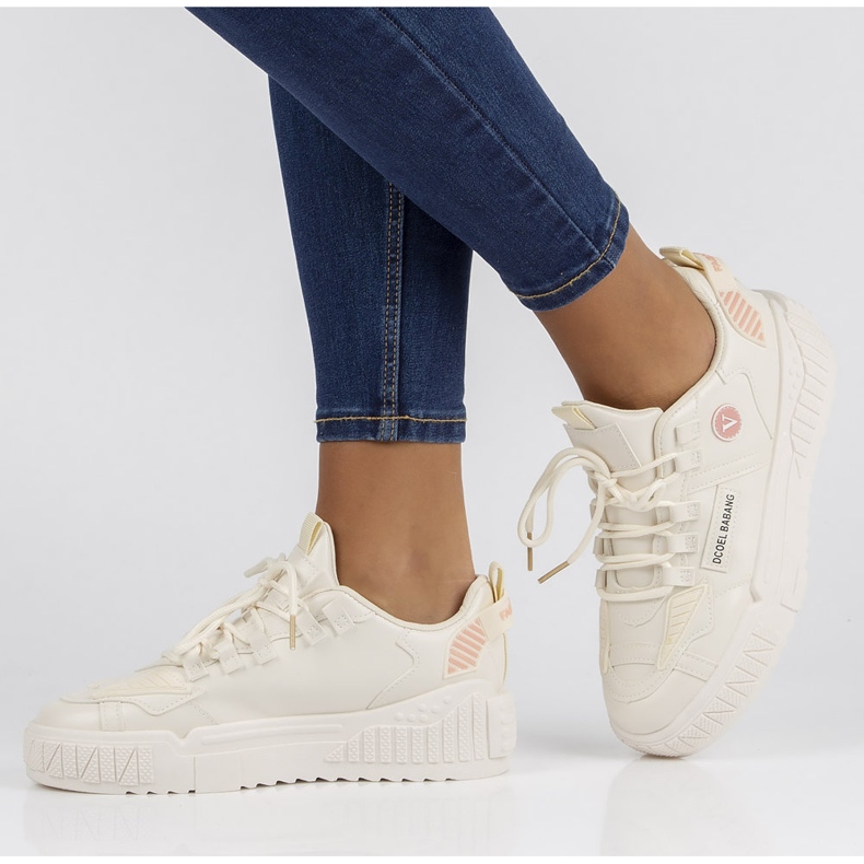 Béžové tenisky Filippo LA198P Be béžový 1