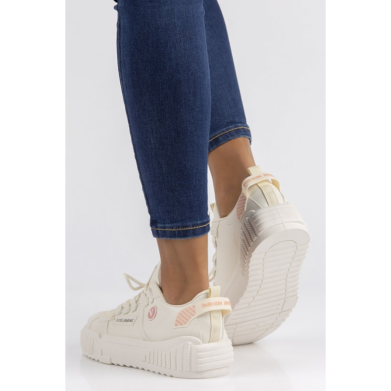 Béžové tenisky Filippo LA198P Be béžový 2