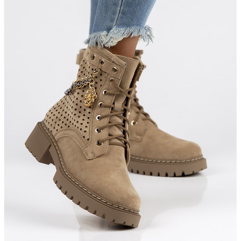 Filippo DBT3677 / 22 Be béžové kozačky béžový 1 Filippo DBT3677 / 22 Be béžové kozačky béžový 1