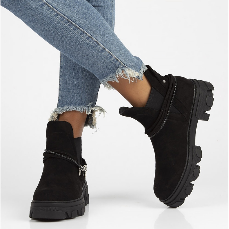 Černé boty Filippo DBT3674 / 22 Bk černá 1