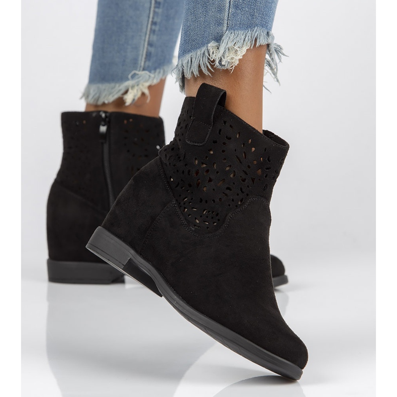 Černé boty Filippo DBT3676 / 22 Bk černá 1