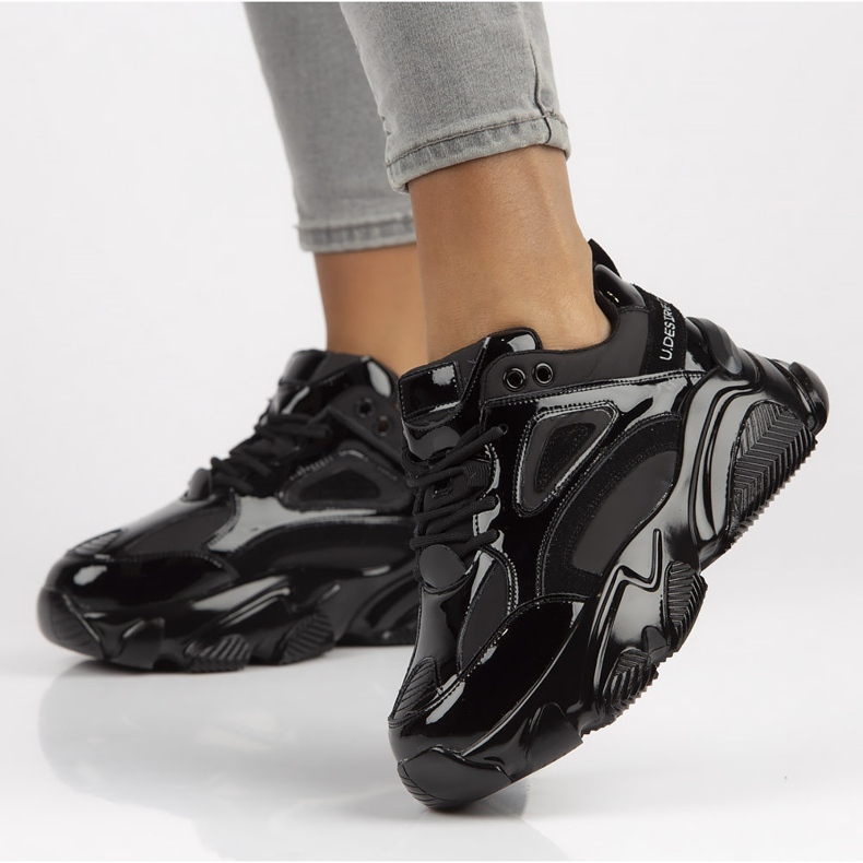 Kožené tenisky Filippo BJ1848-SP černé černá 1