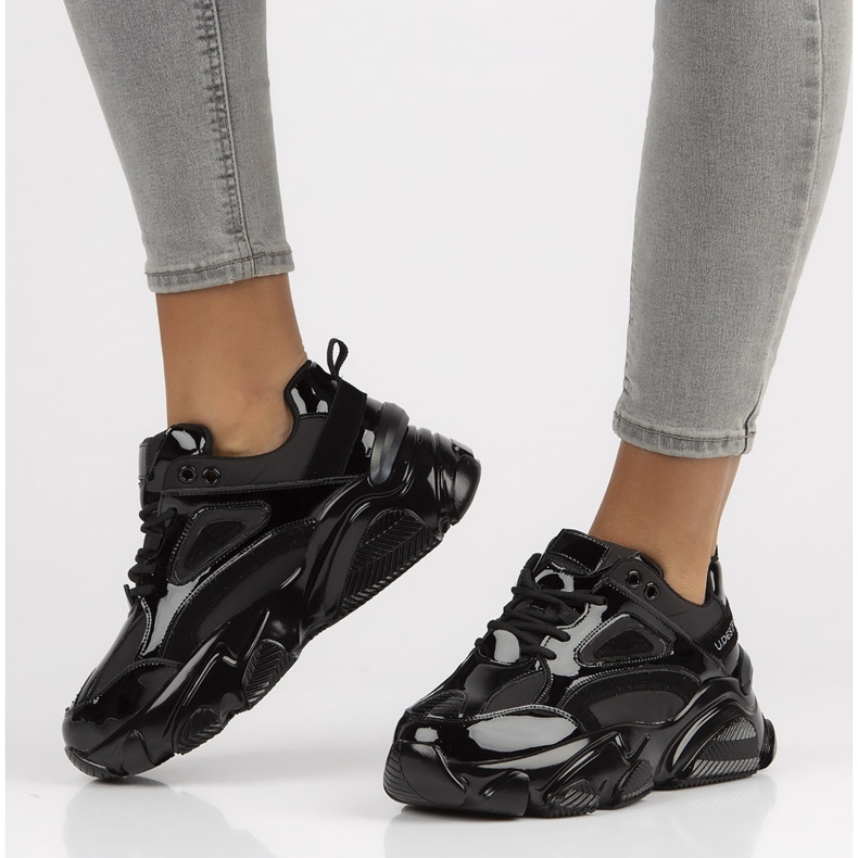 Kožené tenisky Filippo BJ1848-SP černé černá 2