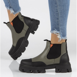 Zelené kozačky Filippo BJ11-5KB zelená 2