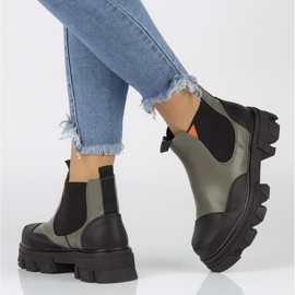 Zelené kozačky Filippo BJ11-5KB zelená 1