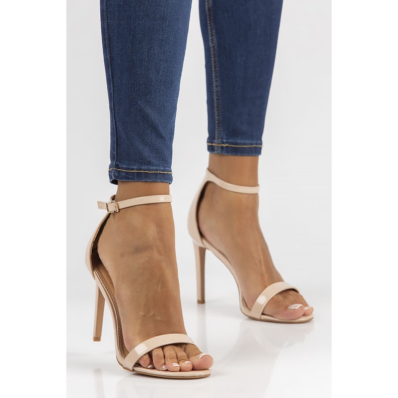 Béžové sandály Filippo B508YH-PB béžový 1