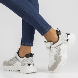 Tenisky Filippo BB116 bílé a černé bílý černý 2