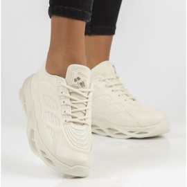 Béžové tenisky Filippo 21-Q17 béžový 1