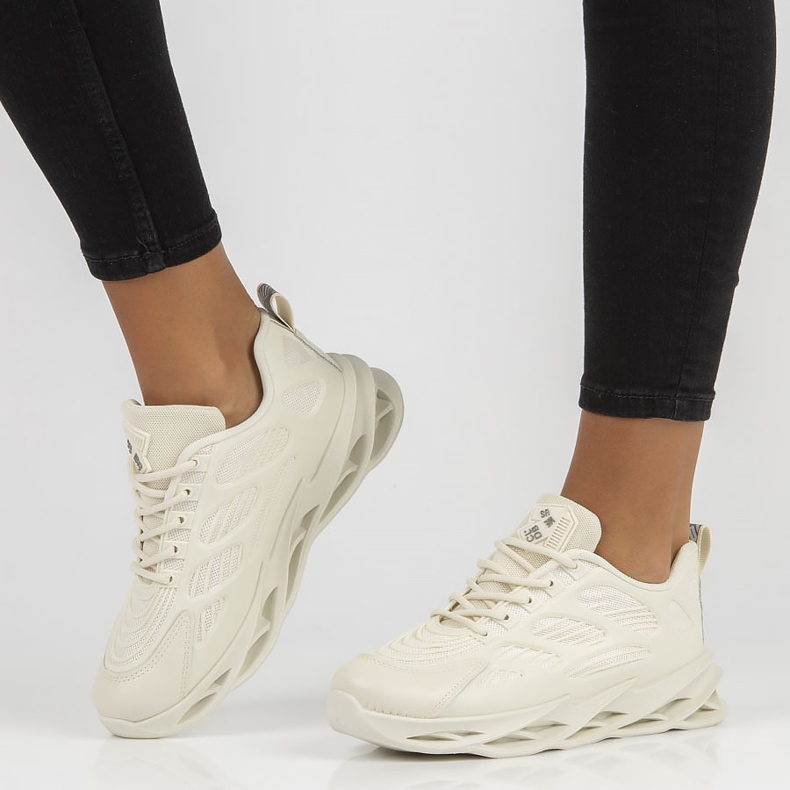 Béžové tenisky Filippo 21-Q17 béžový 2