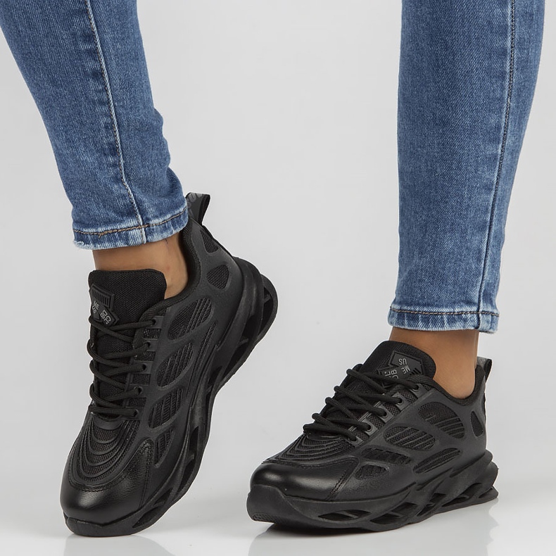 Černé tenisky Filippo 21-Q17 černá 1