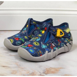 Pantofle Befado Jr BEF2M tmavě modré námořnická modř 2