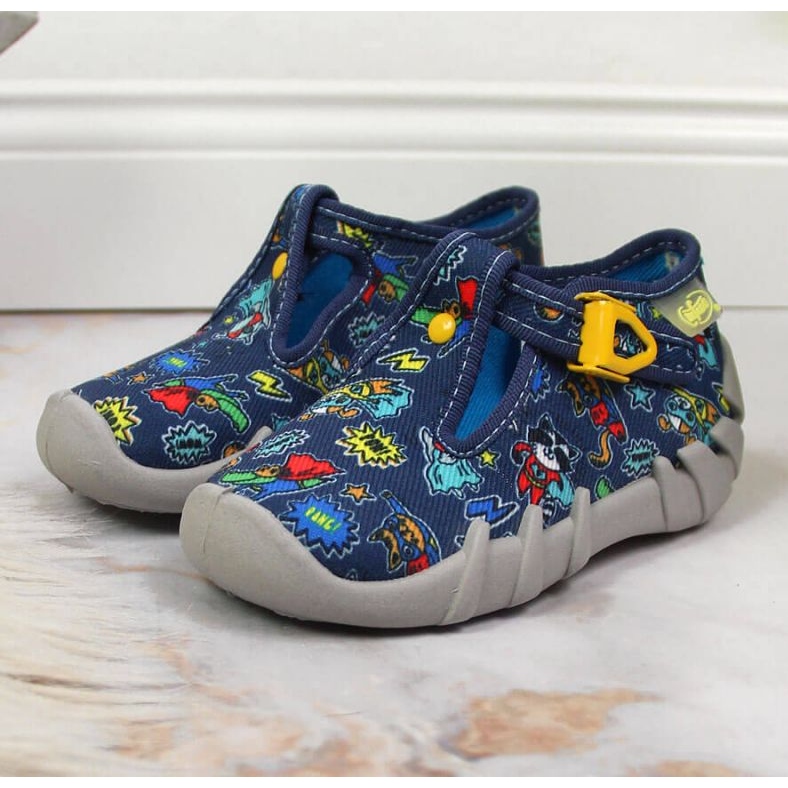 Pantofle Befado Jr BEF2M tmavě modré námořnická modř 2