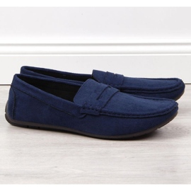 Slip on mokasíny M EVE340B tmavě modrá námořnická modrá 1