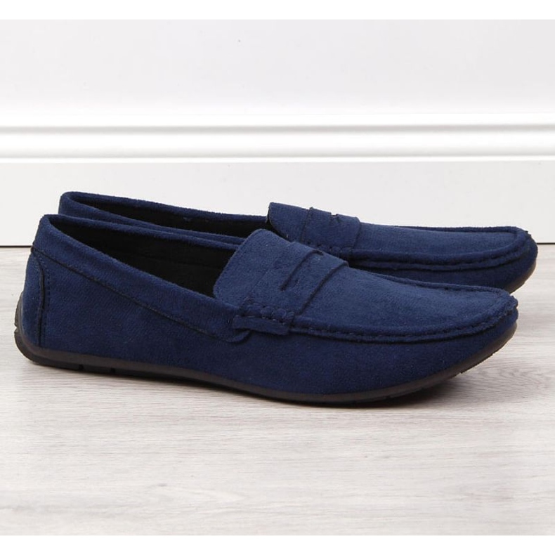Slip on mokasíny M EVE340B tmavě modrá námořnická modř 1