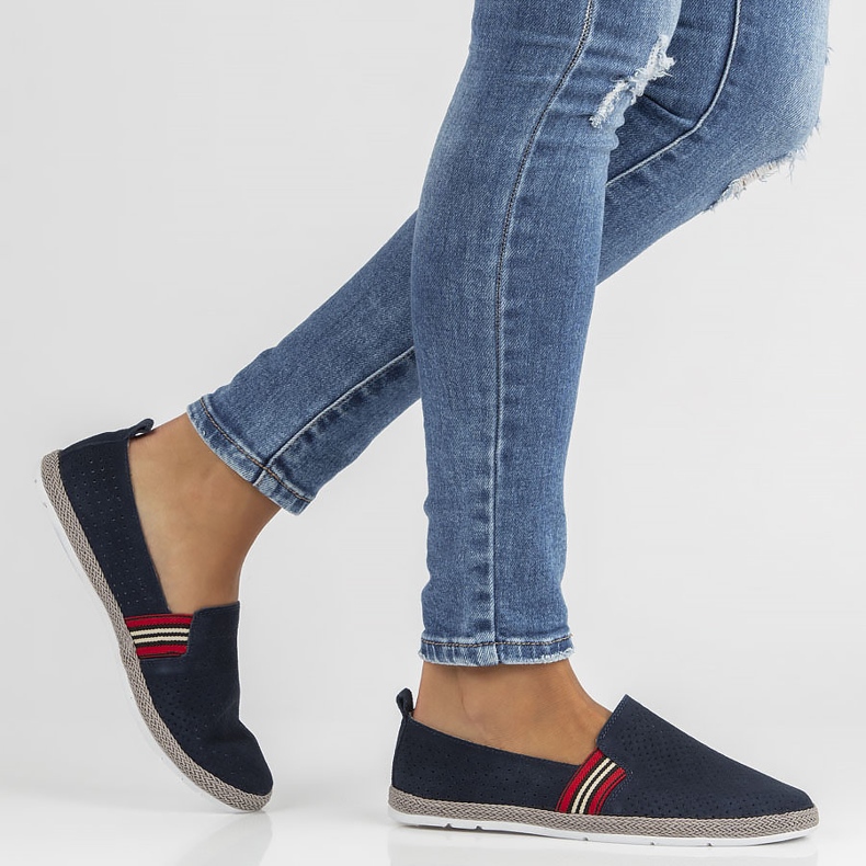 Kožené boty Filippo DP2309 / 22 Nv tmavě modrá námořnická modrá 1