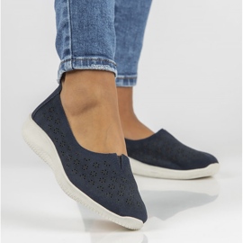 Kožené boty Filippo DP3673 / 22 Nv tmavě modrá námořnická modrá 1