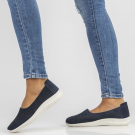 Kožené boty Filippo DP3673 / 22 Nv tmavě modrá námořnická modrá 2