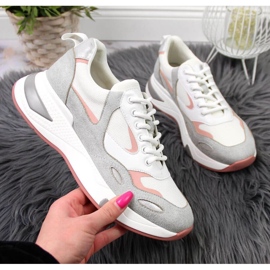 Sportovní tenisky Vinceza W JAN91B bílé bílý šedá 1