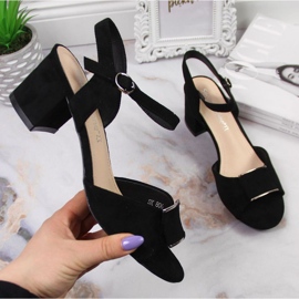 Sandály na postu Sergio Leone W SK139E černé černá 1