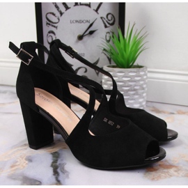 Sandály na postu Sergio Leone W SK210C černé černý 2