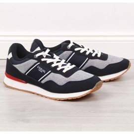 Neformální sportovní boty Mckeylor M JAN123B v tmavě šedé barvě námořnická modrá 1