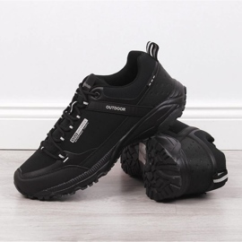 Černé trekové boty McKeylor M JAN124 černá 2