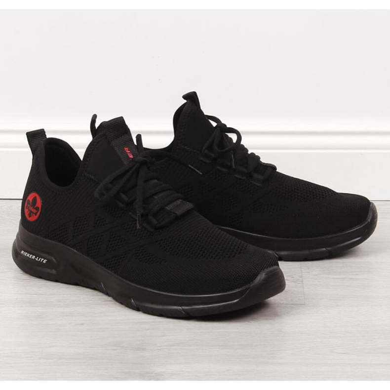 Sportovní boty Rieker M RKR534 černé ponožky černá 1