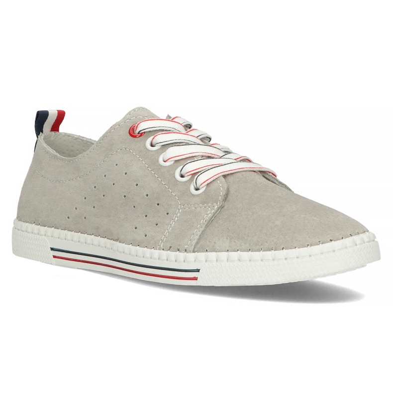 Kožené boty Filippo DP3507 / 22 Gr šedé šedá 1 Kožené boty Filippo DP3507 / 22 Gr šedé šedá 1