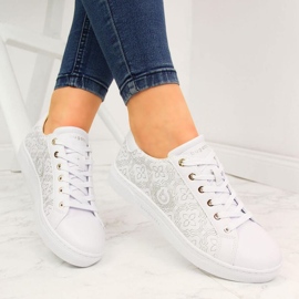 Tenisky Bugatti W INT1725 bílé bílý 2