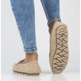 Kožené mokasíny Filippo DP3613 / 22 Be béžové béžový 2 Kožené mokasíny Filippo DP3613 / 22 Be béžové béžový 2