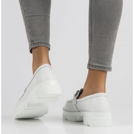 Kožené boty Filippo DP3221 / 22 Wh bílé bílý 1 Kožené boty Filippo DP3221 / 22 Wh bílé bílý 1