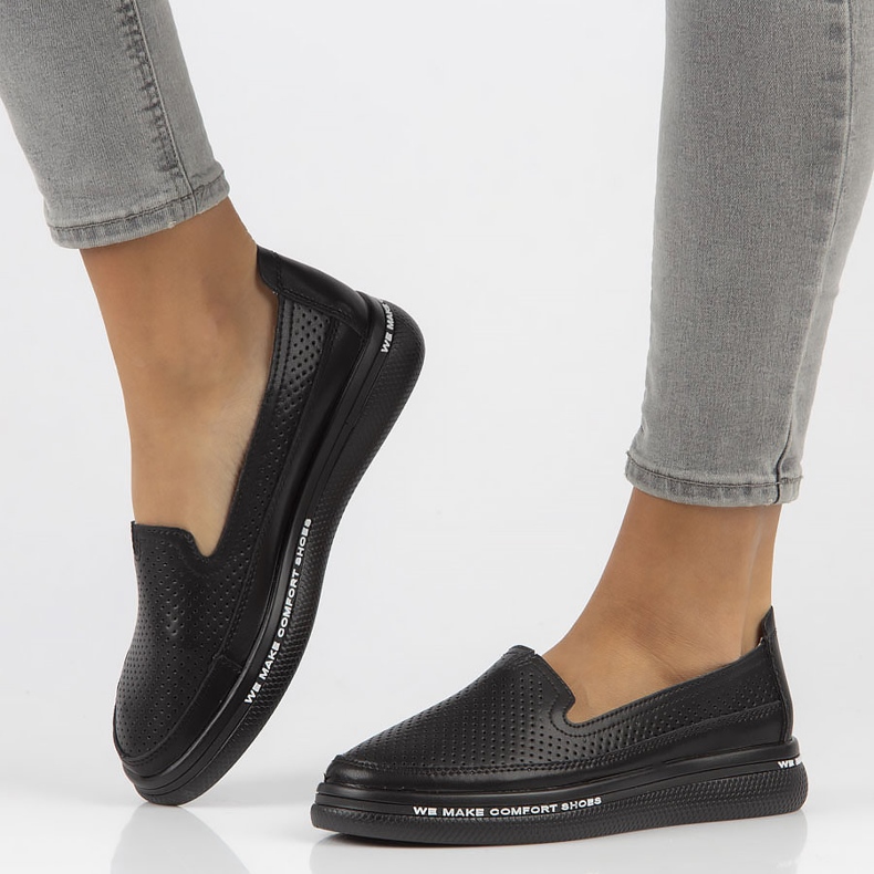 Kožené boty Filippo DP3623 / 22 Bk černé černá 2