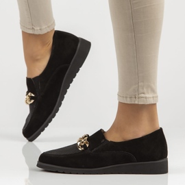 Kožené boty Filippo DP3696 / 22 Bk černé černá 1