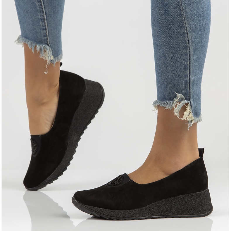 Kožené boty Filippo DP3646 / 22 Bk černé černá 1