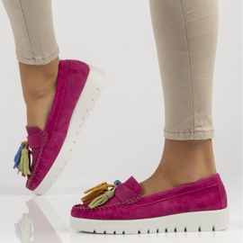 Kožené boty Filippo DP3535 / 22 Fh růžové růžový 1