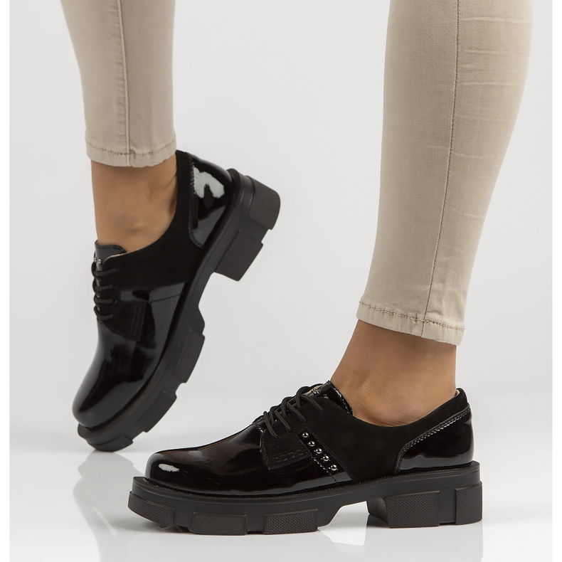 Kožené boty Filippo DP3713 / 22 Bk černé černá 1