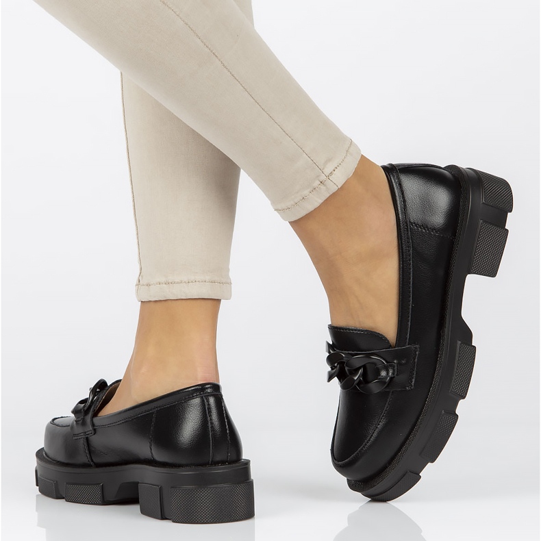 Kožené boty Filippo DP3221 / 22 Bk Bk černé černá 1