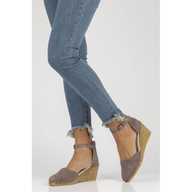 Kožené sandály Filippo DS1394 / 22 Sd vřesově-béžová béžový 2