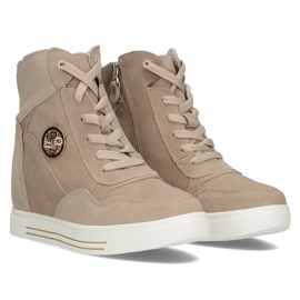 Kožené tenisky Filippo DBT3552 / 22 Be beige béžový 4