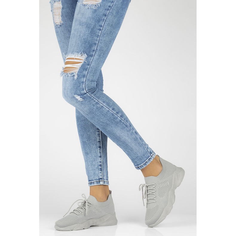 Šedé tenisky Filippo DTN2184 / 22 Gr šedá 1