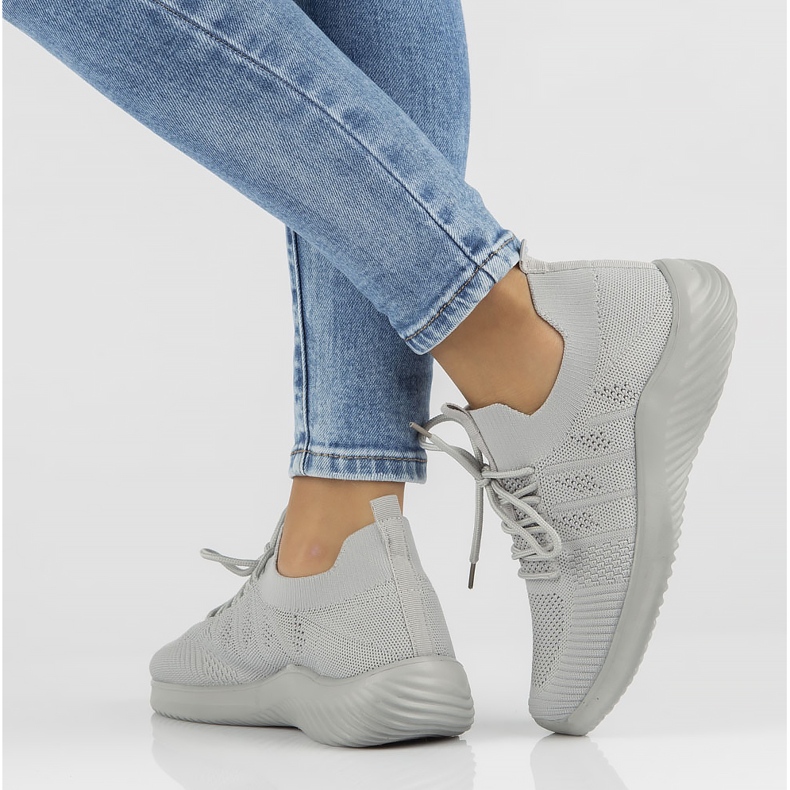 Šedé tenisky Filippo DTN3665 / 22 Gr šedá 1