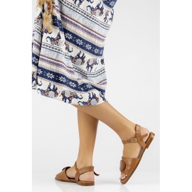 Kožené sandály Filippo DS3900 / 22 Br hnědé hnědý 1 Kožené sandály Filippo DS3900 / 22 Br hnědé hnědý 1