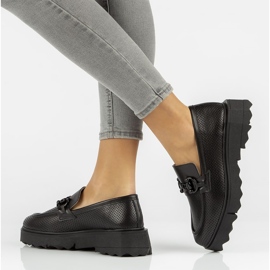 Kožené boty Filippo DP3910 / 22 Bk černé černá 2